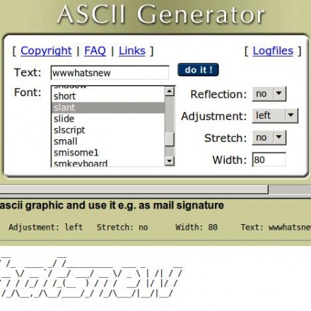 ASCII Generator