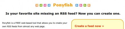 Ponyfish RSS Feed Builder