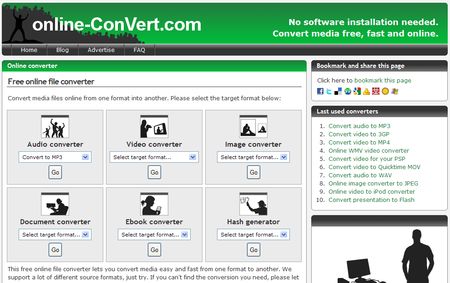 Online Convert – Conversor online para todo tipo de arquivo