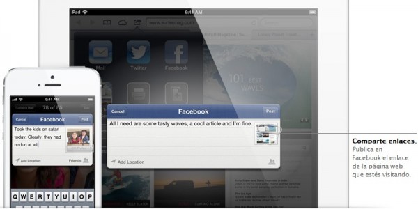 facebook ios 6