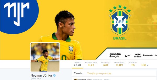 cuenta neymar jr twitter