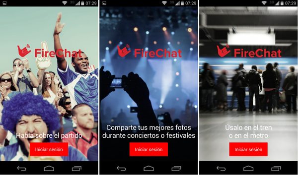 firechat android eventos