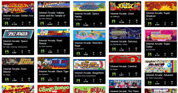 Agora podem jogar 900 jogos Arcade no vosso browser