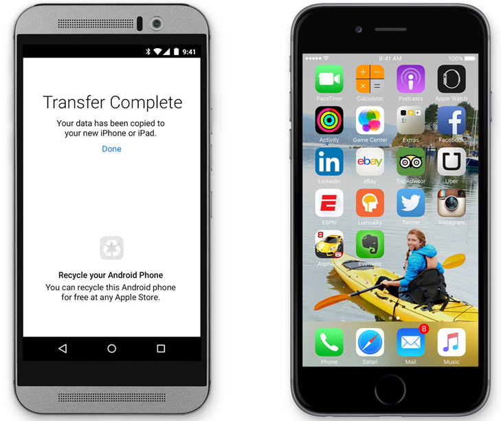 Move to iOS, una app para migrar de Android a iPhone