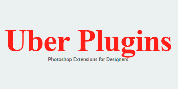 UberPlugins: Un Set De Plugins De Photoshop Para Diseñadores