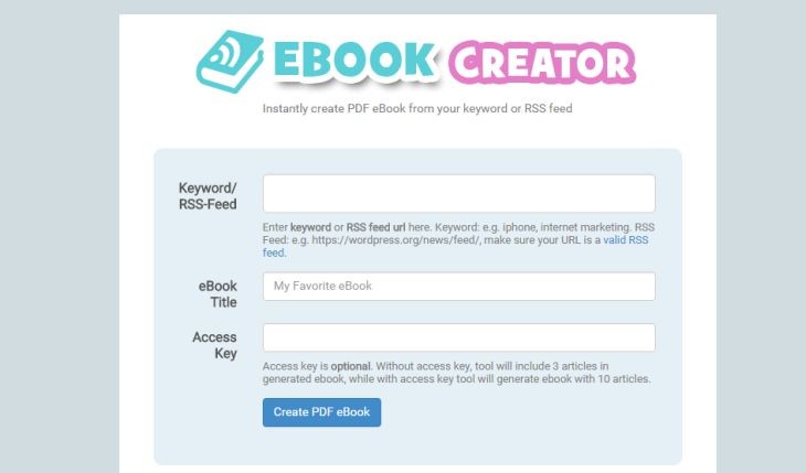 PDFeBookCreator