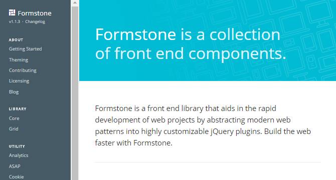 Formstone: Librería De Componentes Front-end