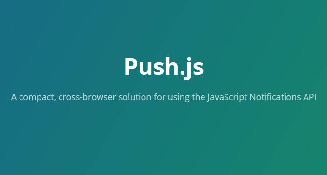 Push.js: Solución De Notificaciones Con API JavaScript