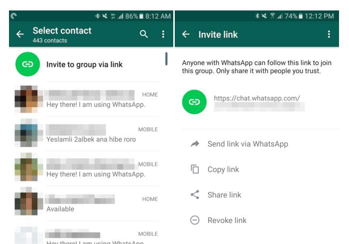 Beta de WhatsApp revela links para unirse a grupos