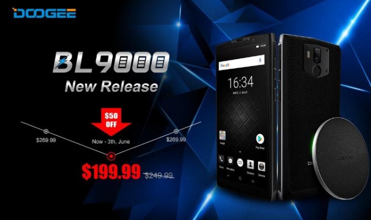 DOOGEE BL9000 está disponible en Banggood en 9 USD