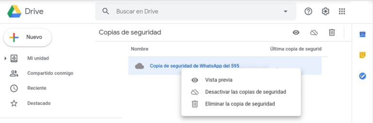 Google Drive Cambi El Modo De Ver Las Copias De Seguridad De M Viles