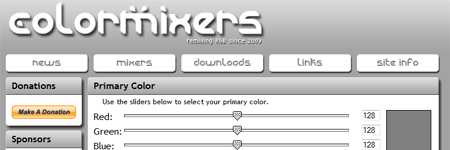 Color Mixers - Online Generator
