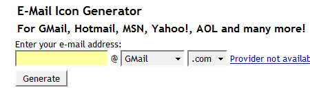 Email Icon Generator - Online Generator