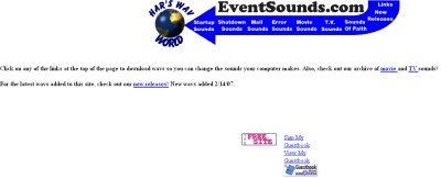 Event Sounds