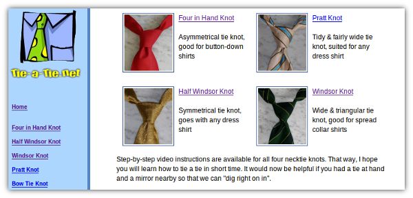Tie-a-Tie – Aprende a hacer nudos de corbata visualmente