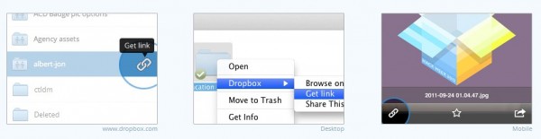 Blanco Boquilla Autonomía Dropbox permite crear enlaces públicos de archivos y carpetas