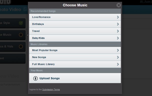 choose music 1