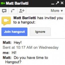 Hangouts en Google Chat