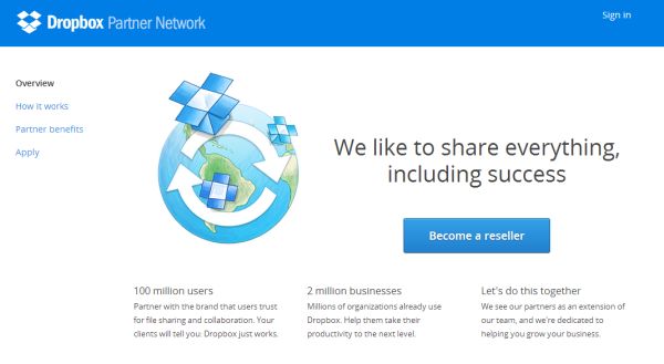 Dropbox Partner Network
