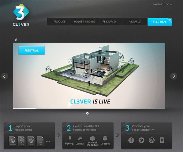 Nueva versión de Cl3ver, para mostrar animaciones 3D en páginas web