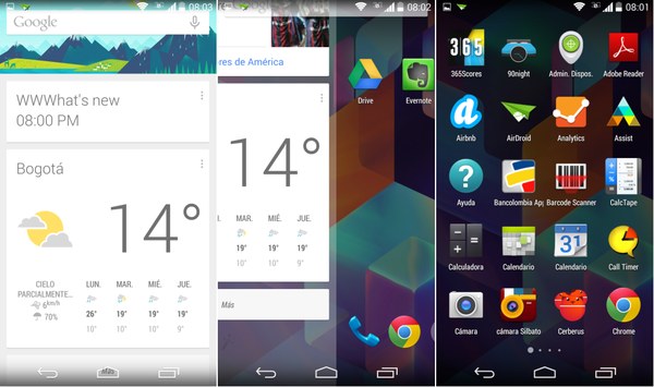 1 google now launcher cualquier android