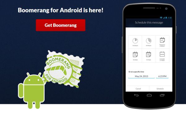 Boomerang for Android