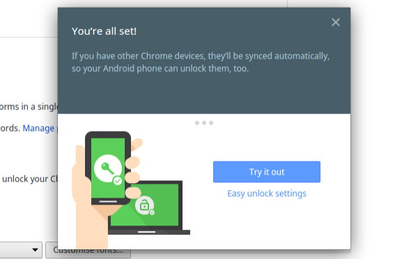 easy unlock desbloquear chrome os con android