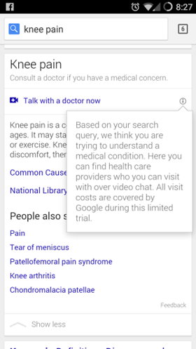 google doctor helpouts videochat
