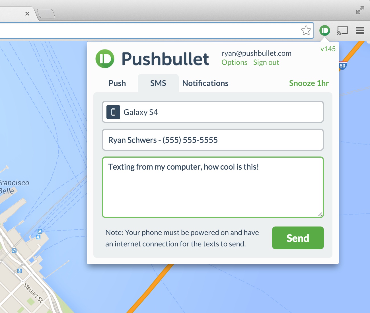 pushbullet android tv