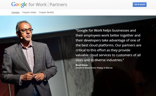 Google for Work and Education Partner Program