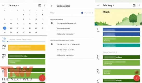 Google Calendar iOS