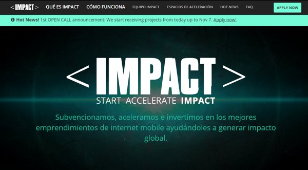 Impact aceleradora startups