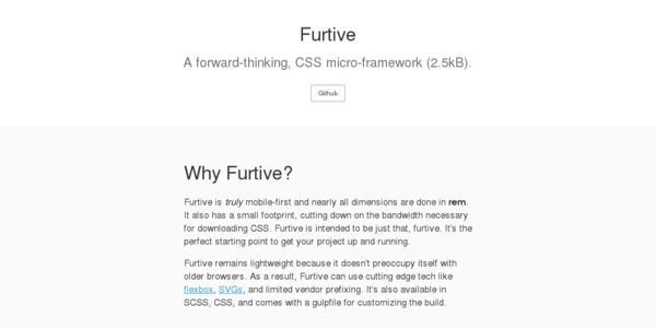 Furtive: Un mini-framework de CSS con móviles en mente