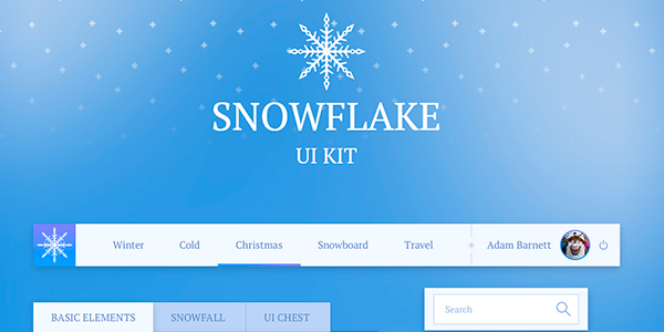 Snowflake: Un gran kit de interfaz para fin de año