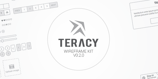 Teracy: Wireframe de diseño para Sketch