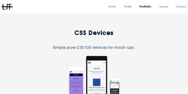 Dispositivos De Apple En Puro CSS Para Mockups
