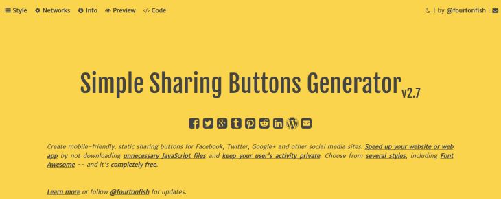SimpleSharingButtons