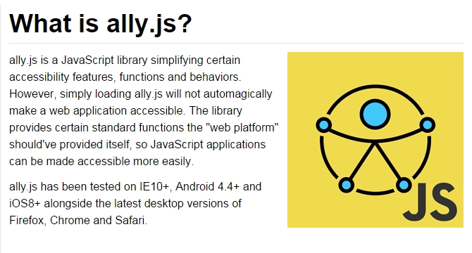 Ally.js: Libreria De JavaScript Para Simplificar Accesibilidad