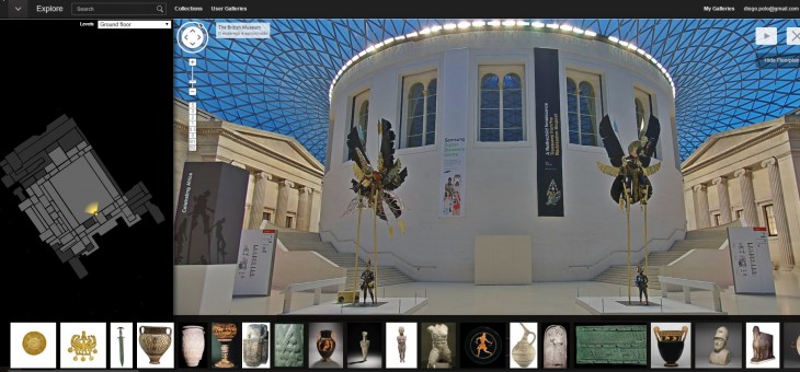 modelo 3D del museo