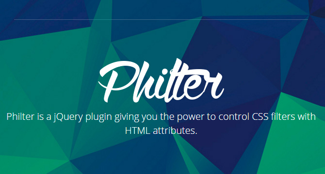 Philter: Plugin De jQuery Para Filtros CSS