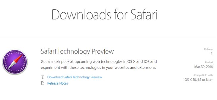 SafariTechnologyPreview
