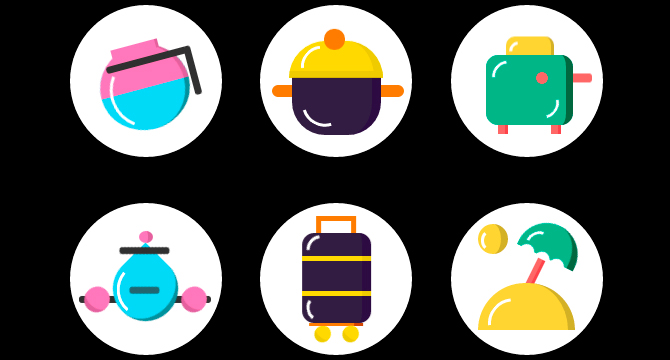 Funny Icons: Iconos En Puro CSS Animados