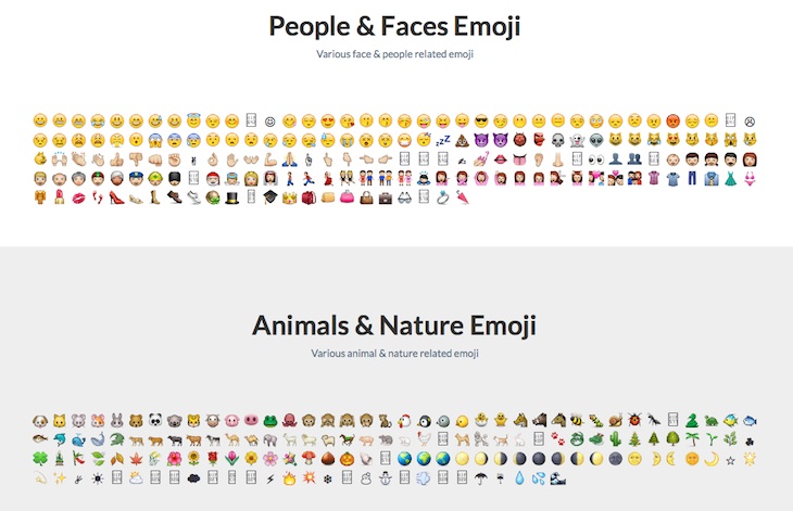 EmojiRepo, un repositorio web con cientos de emojis para copiar y pegar