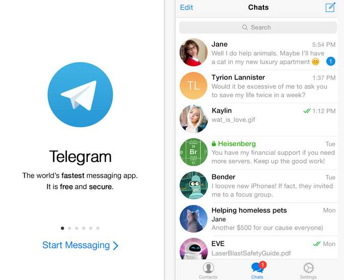 Telegram permite editar mensajes aún después de enviarlos