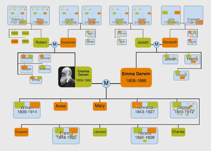 ZoomPast, para crear árboles genealógicos y consultar los de personalidades  famosas