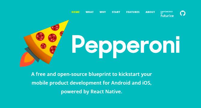 Pepperoni: Plantilla De Aplicaciones React Para Android Y iOS