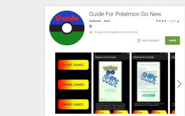 guí­a Pokémon Go