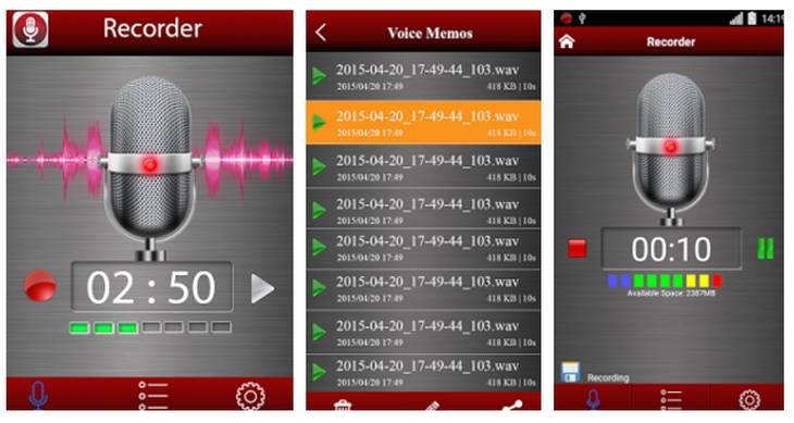 4 apps para realizar grabaciones de voz con dispositivos Android
