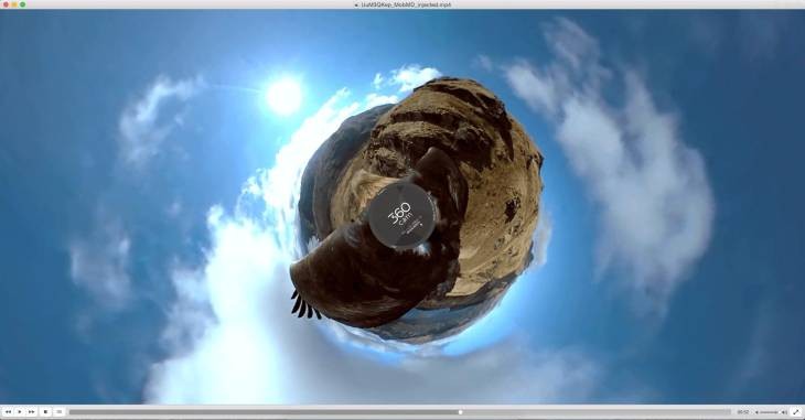 Imagen: Captura oficial de VLC 360 en Mac