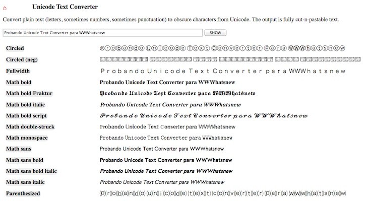 unicode-text-converter